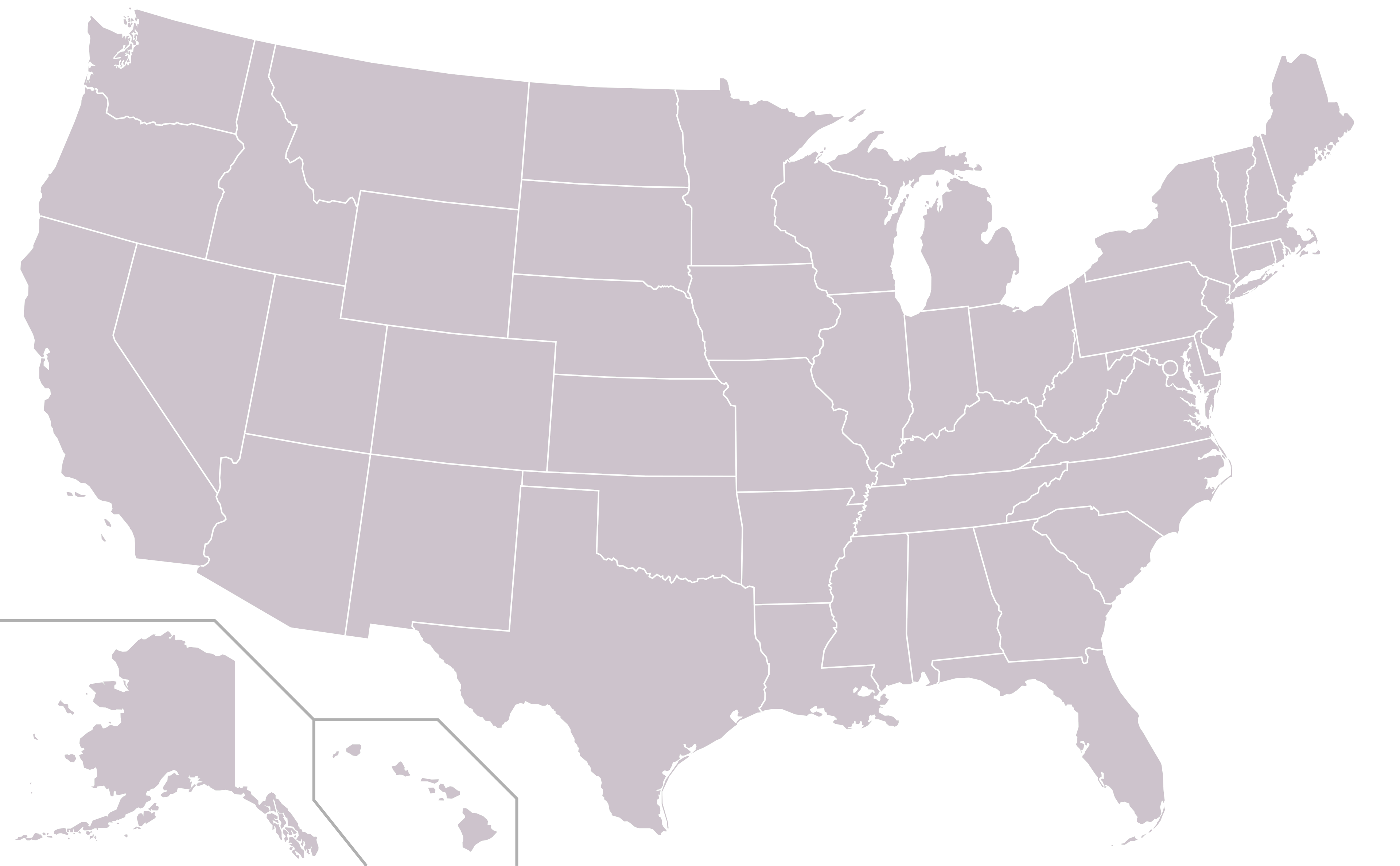 Map of the United States