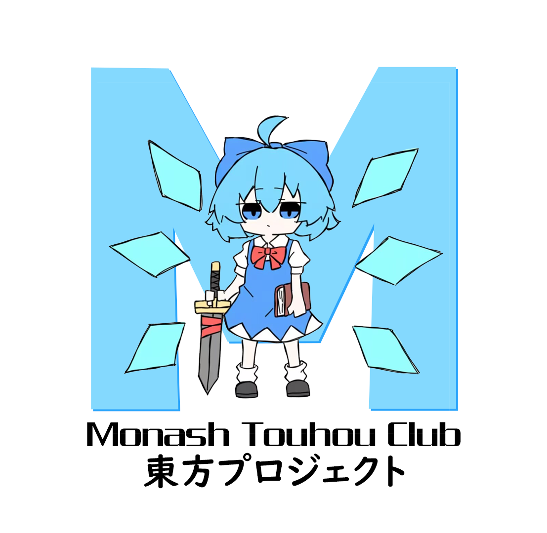 Logo of the Touhou club at Monash University