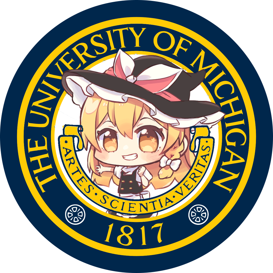Logo of the Touhou club at the University of Michigan